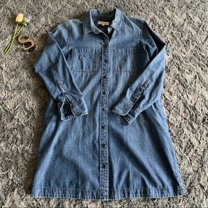 Madewell denim dress size M